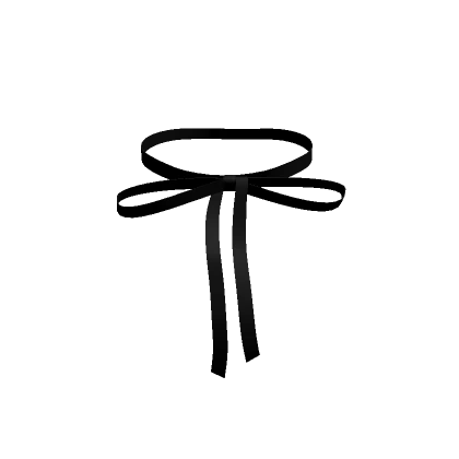 Bow Ribbon Choker 3.0 Black