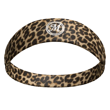 ✭ MON$TA YOGA HEADBAND IN LEOPARD PRINT