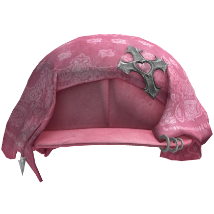 Vintage Cross Valentines Cap w/ Bandana