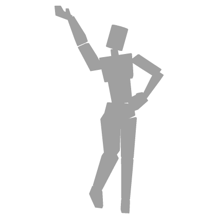 Fabulous Show Girl Stylish Idle Pose