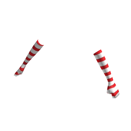 christmas candy-striped arm warmers 🎄