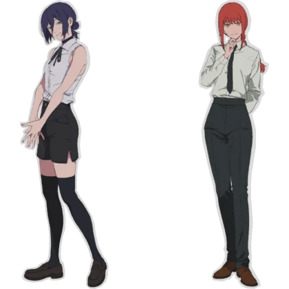 Reze and Makima Chainsaw Man