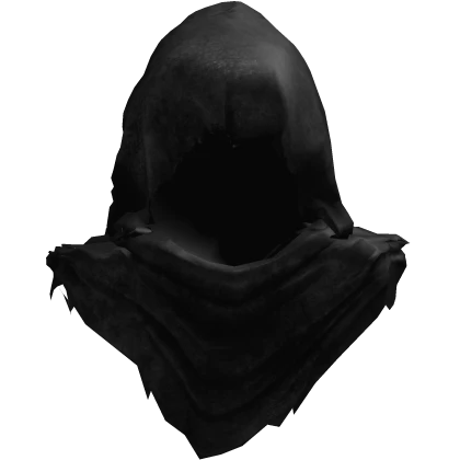 Black Worn Scarf Hood