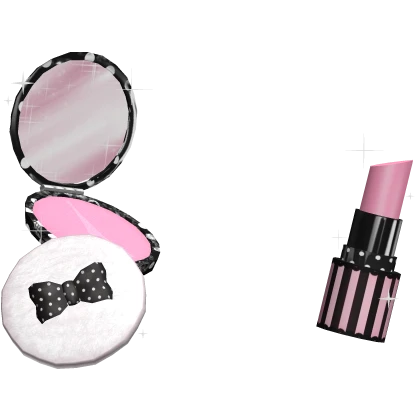 lolita doll cosmetics in pink black paris chic