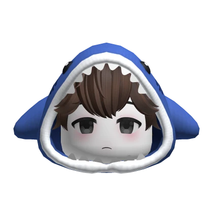 Shark Boy Hood - White
