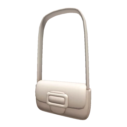 White Y2K Shoulder Bag