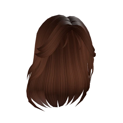 Y2K Brown Wavy Hair With Bangs (V2)