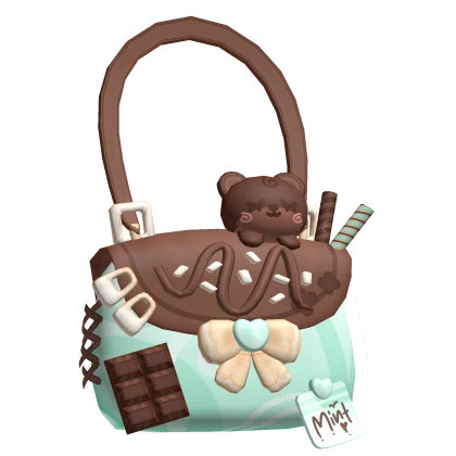sweet mori kei igari mint chocolate bag