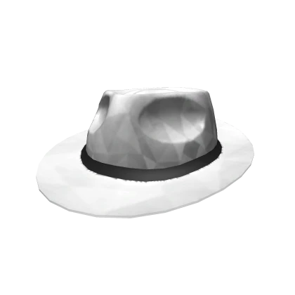 White Sparkle Fedora