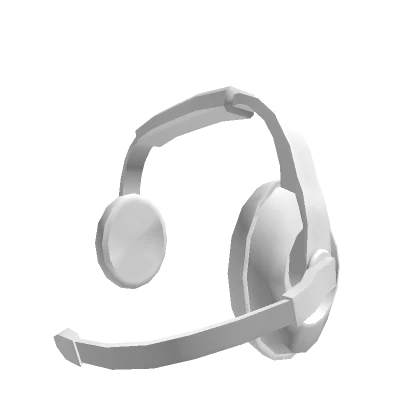 White Pro Gamer Headphones