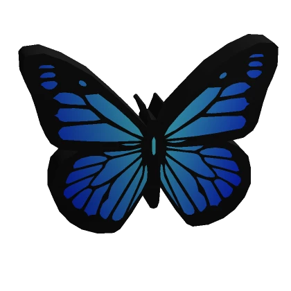 Blue Butterfly Sticker