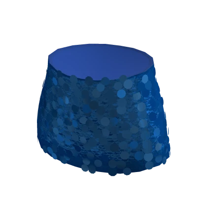 Christmas Party Sequin Glitter Mini Skirt - Blue