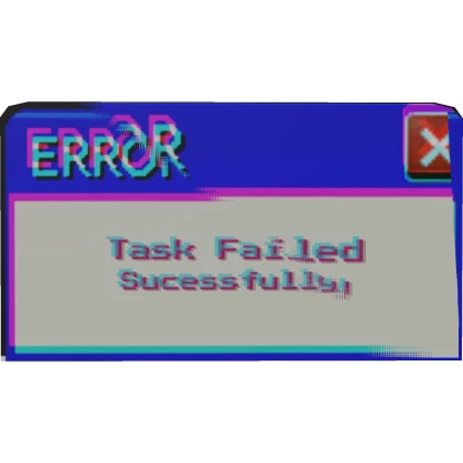 Glitch Error Message [Animated]