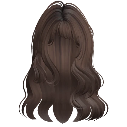 Wavy Curly Half Tucked Hair (Brown)