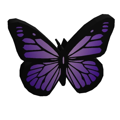 Purple Butterfly Sticker