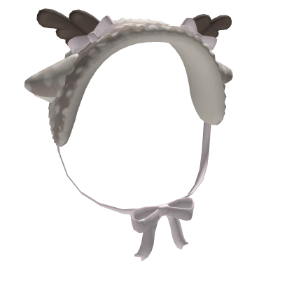 ♡ fawn hat ୨୧ bonnet headdress ribbon pink fur