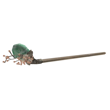 Jadeite Plum Traditional Korean Hairpin Binyeo