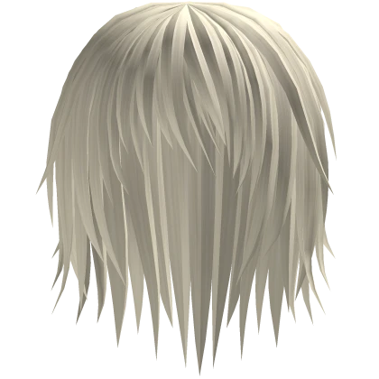 messy emo scene blonde hair