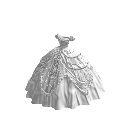 ♾️ White astral goddess ballgown