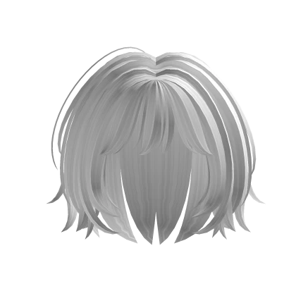 Cute Wavy White Bob Cut 