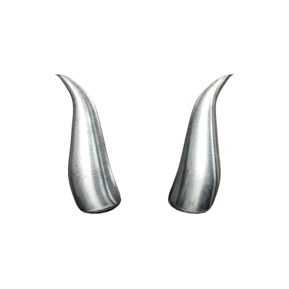 Silver horns