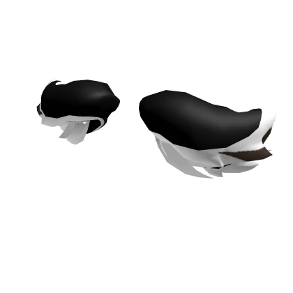 Black White Deer Goat Kemono Ears