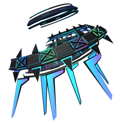 Neon EDM Cyber Aura Halo Wings