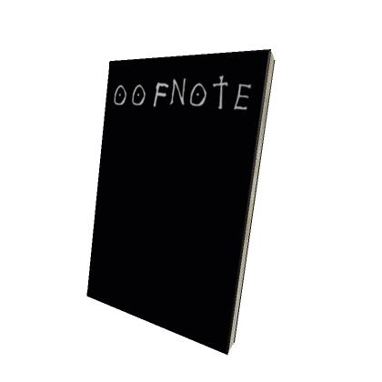 OOF Note Anime Book