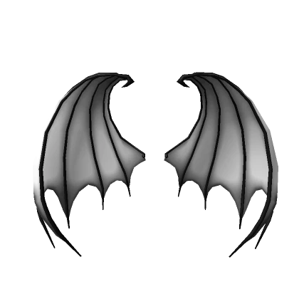 Huge Vampire Wings - White