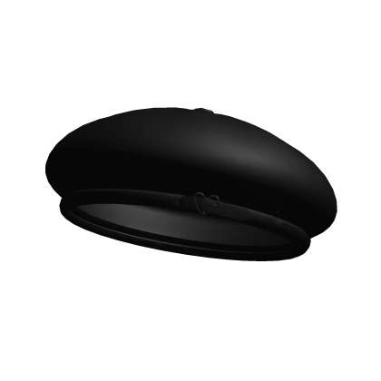 ҂ black winter beret