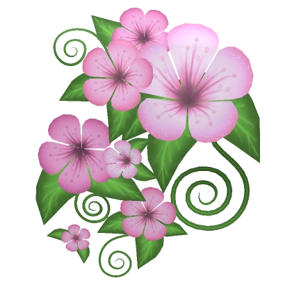 Body Stickers: Tropical Flower