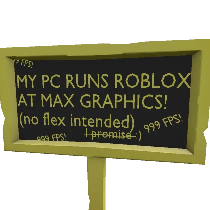 CAN RUN ROBLOX SIGN? - GOLD EDITION