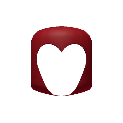 Red Balaclava Heart Cutout 3.0