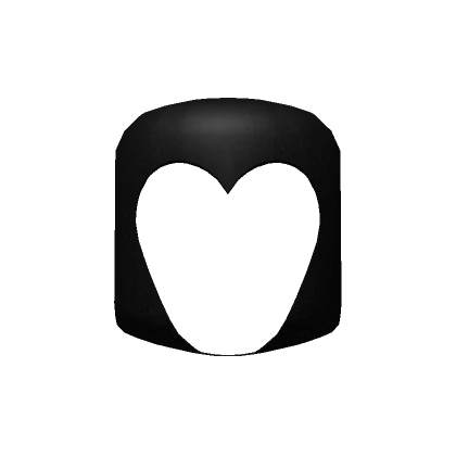 Black Balaclava Heart Cutout 3.0