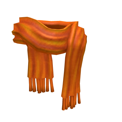 Orange Winter Scarf