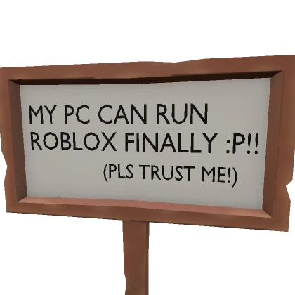 CAN RUN ROBLOX? 