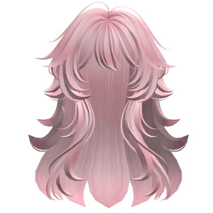 Super Fluffy Wavy Anime Hairstyle (Pink)
