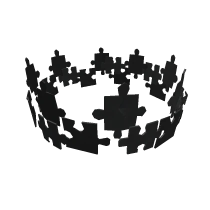 Black Puzzle Crown