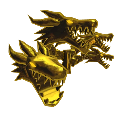 Gold Dragon Heads
