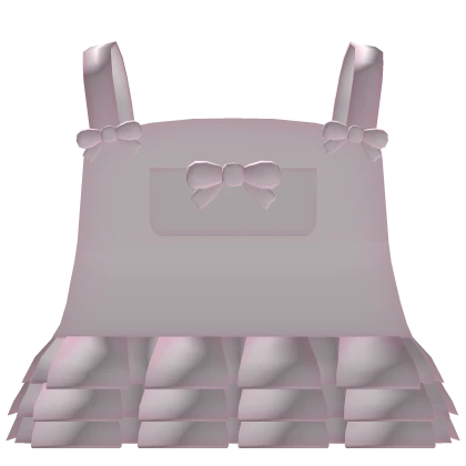 ♡ ꒱ kawaii pink ruffled overalls dress