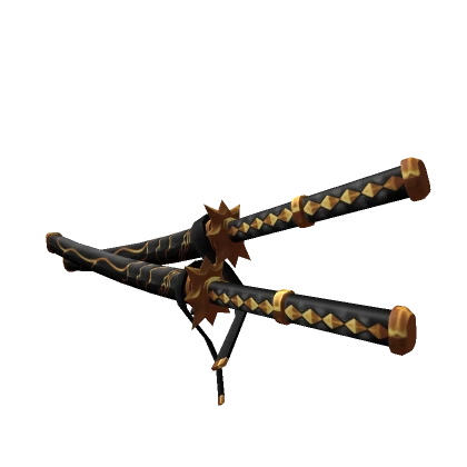 Double Legendary Golden Katana