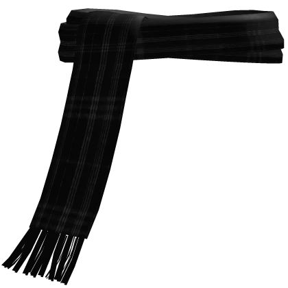 emo dark plaid winter scarf 1.0