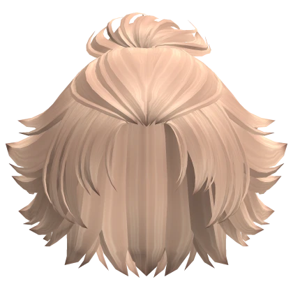 Wavy Anime Ponytail Boy Hair (Blonde)