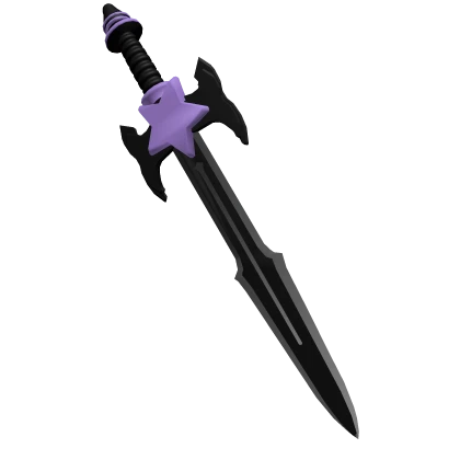 Purple and Black Star Sword