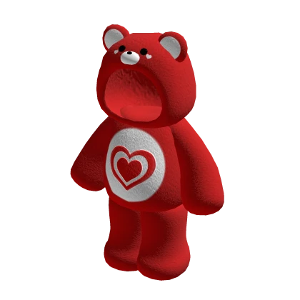 Red Valentines Bear Onesie