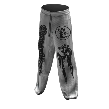White Hellstar Pants