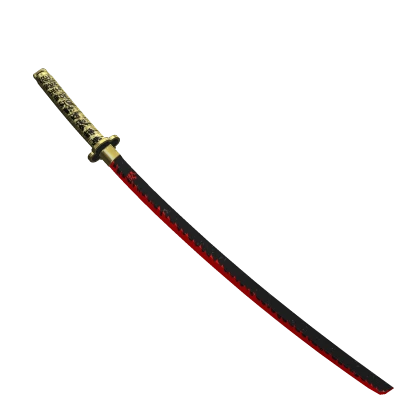 Yoriichi Anime Slayer Sun Breathing Katana Back