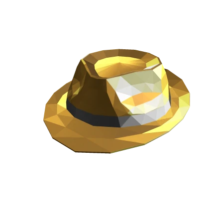 Gold Sparkle Time Fedora