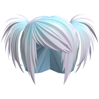 pastel messy scene pigtails