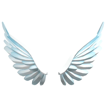 Small Light Blue Angel Wings